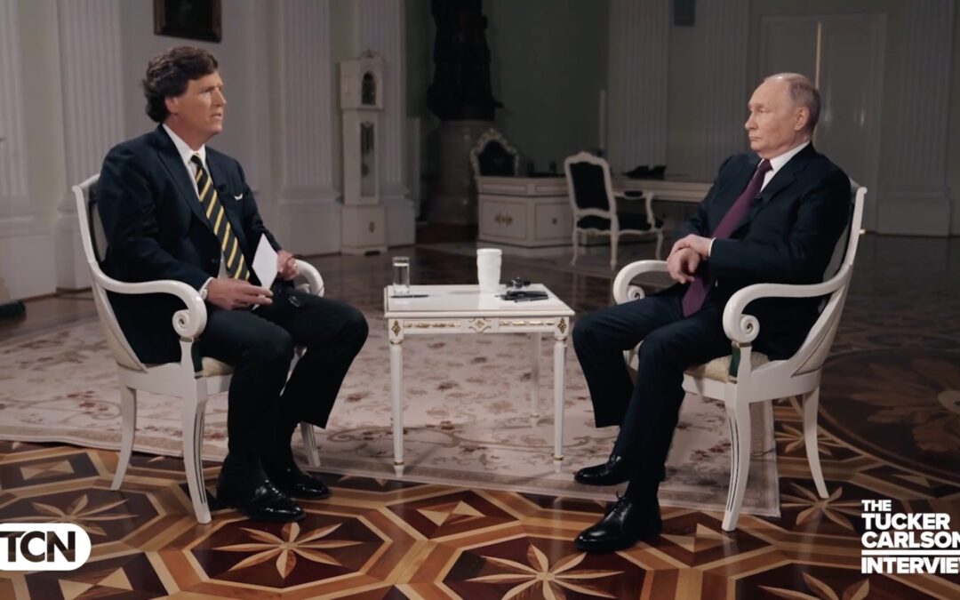 Former UK Prime Minister Boris Johnson Calls Tucker Carlson a ‘Traitor’ For Holding an Interview with Vlad Putin